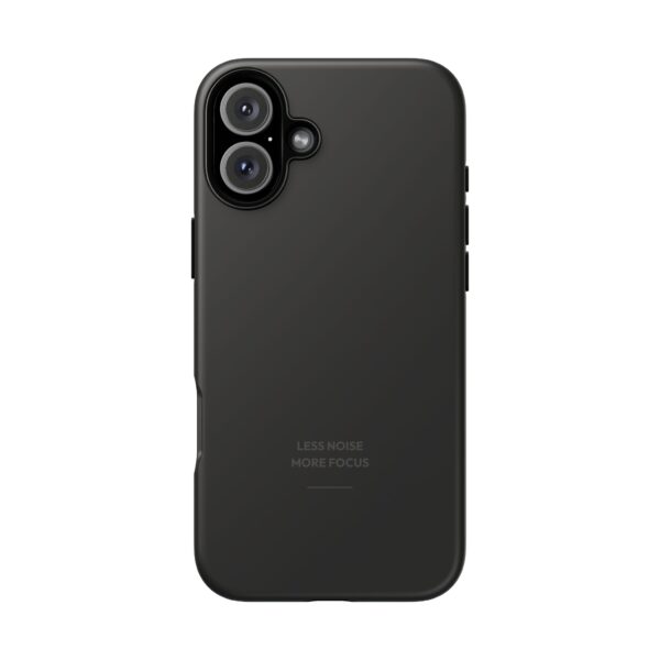 Phone Case — Sleek Black Protective Tough Case