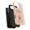 Sweet & Simple Tough Phone Case — Pink Floral Cozy Vibe Tulip Design