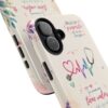 Cover iPhone + Enfermera Cristiana + Floral + Motivacional