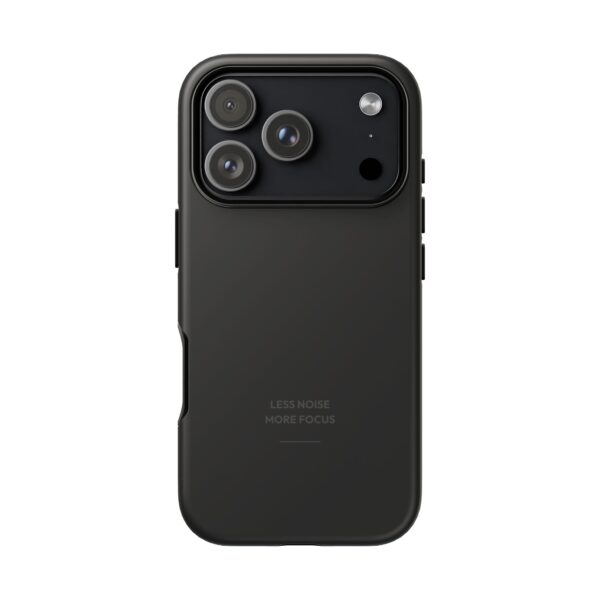 Phone Case — Sleek Black Protective Tough Case