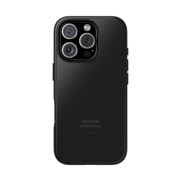 Phone Case — Sleek Black Protective Tough Case
