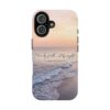 Faith Coastal Phone Case — “I Live by Faith, Not by Sight” (2 Corinthians 5:7)