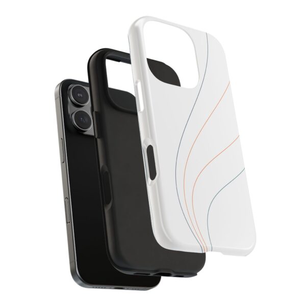 Tough Phone Case — Minimal Curved Line Protective iPhone Cover