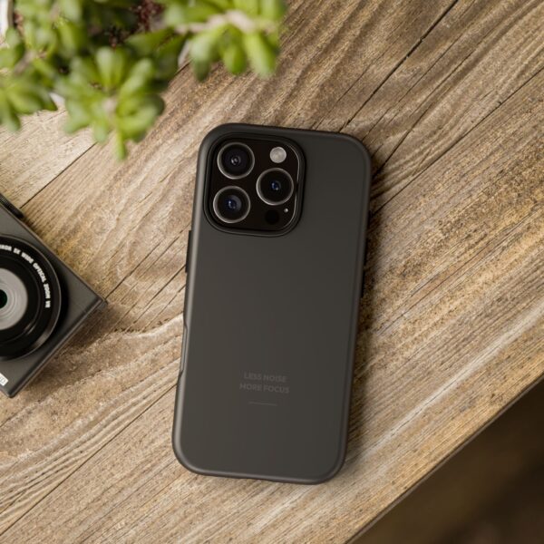 Phone Case — Sleek Black Protective Tough Case