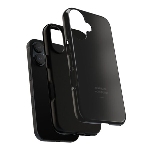 Phone Case — Sleek Black Protective Tough Case