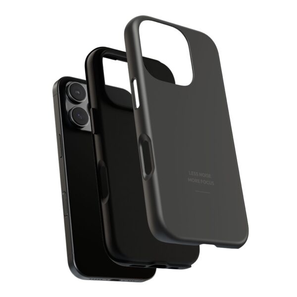 Phone Case — Sleek Black Protective Tough Case