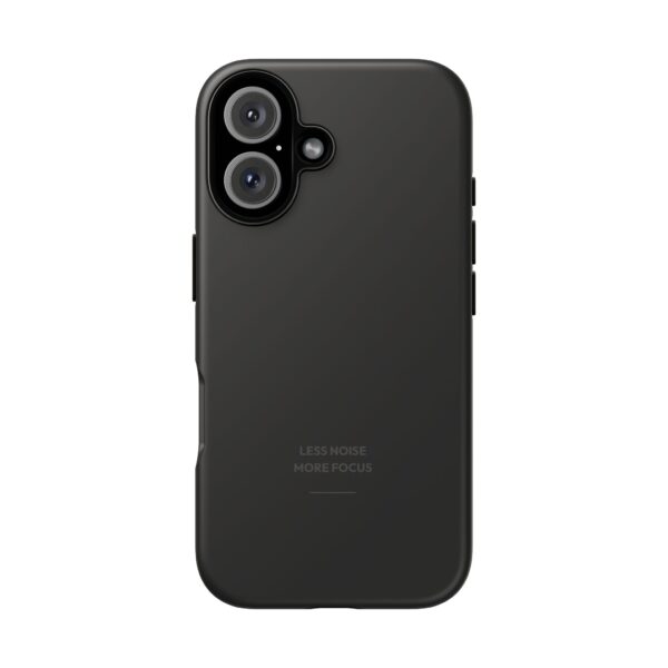 Phone Case — Sleek Black Protective Tough Case