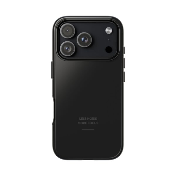 Phone Case — Sleek Black Protective Tough Case