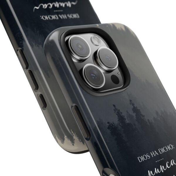 Phone Case — 'Dios Ha Dicho: Nunca Te Dejaré' Christian Forest Protective Case