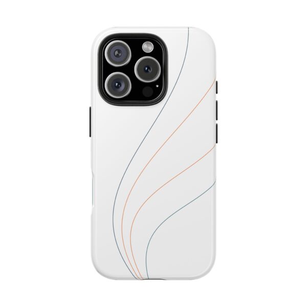 Tough Phone Case — Minimal Curved Line Protective iPhone Cover