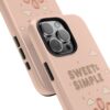 Sweet & Simple Tough Phone Case — Pink Floral Cozy Vibe Tulip Design