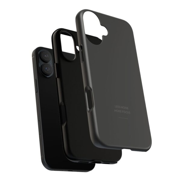 Phone Case — Sleek Black Protective Tough Case