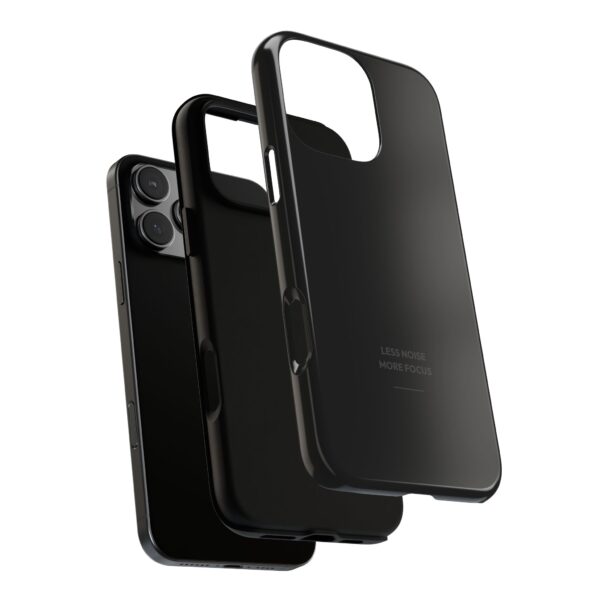 Phone Case — Sleek Black Protective Tough Case