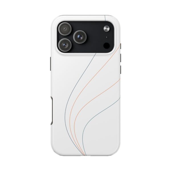 Tough Phone Case — Minimal Curved Line Protective iPhone Cover