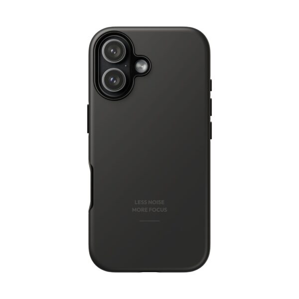 Phone Case — Sleek Black Protective Tough Case
