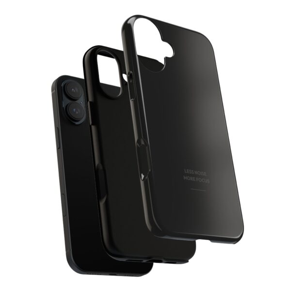 Phone Case — Sleek Black Protective Tough Case