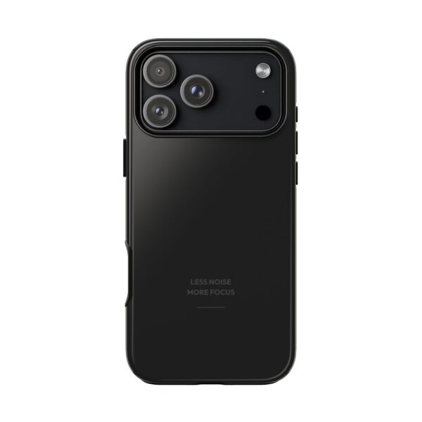 Phone Case — Sleek Black Protective Tough Case