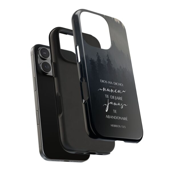 Phone Case — 'Dios Ha Dicho: Nunca Te Dejaré' Christian Forest Protective Case