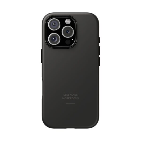 Phone Case — Sleek Black Protective Tough Case