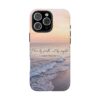 Faith Coastal Phone Case — “I Live by Faith, Not by Sight” (2 Corinthians 5:7)