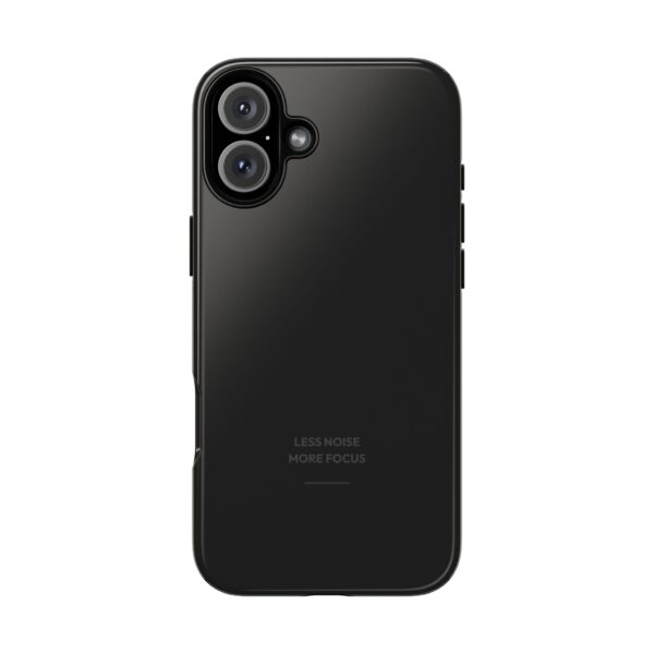 Phone Case — Sleek Black Protective Tough Case