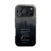 Phone Case — 'Dios Ha Dicho: Nunca Te Dejaré' Christian Forest Protective Case