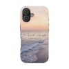 Faith Coastal Phone Case — “I Live by Faith, Not by Sight” (2 Corinthians 5:7)