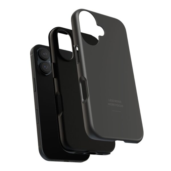 Phone Case — Sleek Black Protective Tough Case