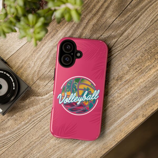 18189192827783192375_2048.jpeg Volleyball Phone Case | Tough Phone Case, Beach Palm Design