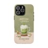 Matcha Lover Tough Phone Case – 'Sip. Relax. Repeat.' Cute Green Tea Protective Case