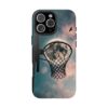 Basketball Hoop Moon Phone Case — Tough Protective iPhone Case, Dreamy Sky Sports Design