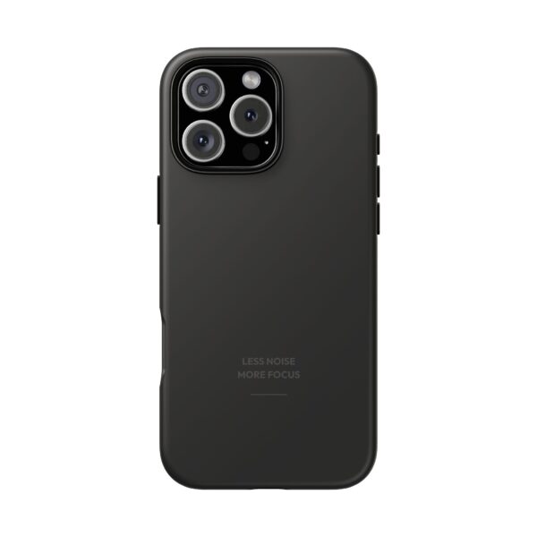 Phone Case — Sleek Black Protective Tough Case