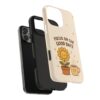 Positive Cozy Vibes Tough Phone Case — “Focus on the Good Days” Sunflower Design