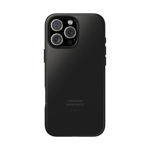 Phone Case — Sleek Black Protective Tough Case