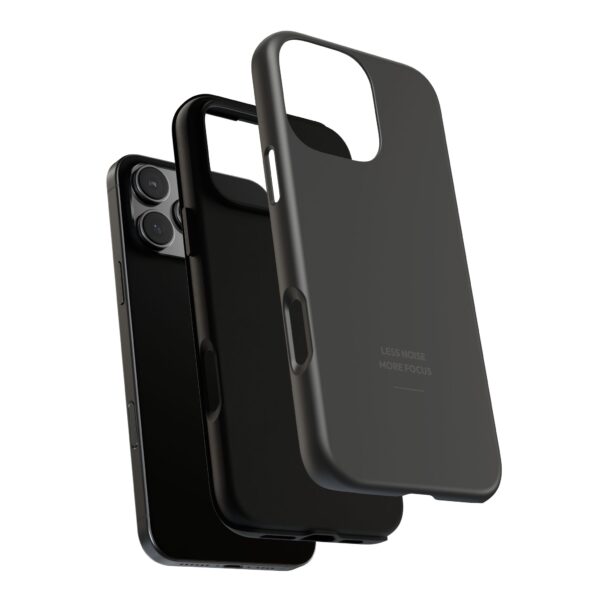 Phone Case — Sleek Black Protective Tough Case