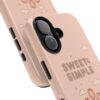 Sweet & Simple Tough Phone Case — Pink Floral Cozy Vibe Tulip Design