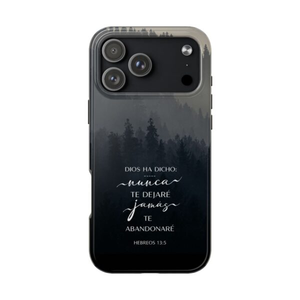 Phone Case — 'Dios Ha Dicho: Nunca Te Dejaré' Christian Forest Protective Case