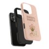 Sweet & Simple Tough Phone Case — Pink Floral Cozy Vibe Tulip Design