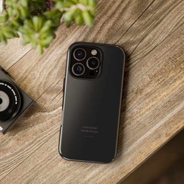 Phone Case — Sleek Black Protective Tough Case