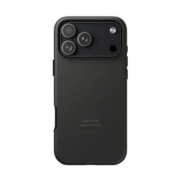 Phone Case — Sleek Black Protective Tough Case