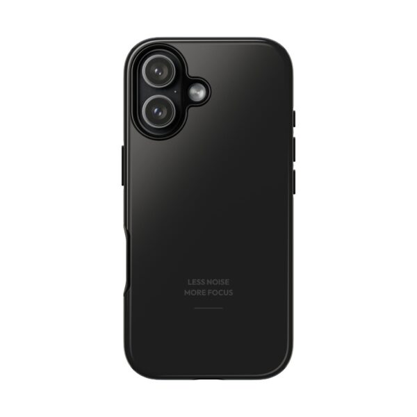 Phone Case — Sleek Black Protective Tough Case