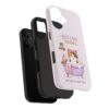 Self Care Cozy Sunday Cat Phone Case — Cute Pastel Tough Phone Cover (Be Kind to Your Mind)