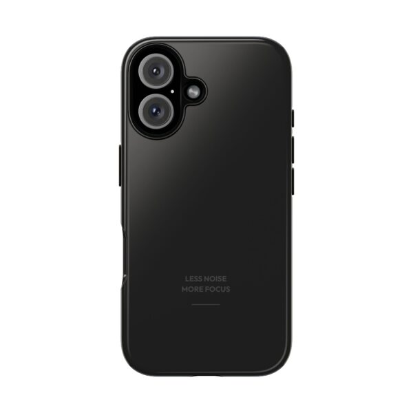 Phone Case — Sleek Black Protective Tough Case