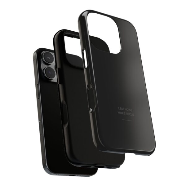 Phone Case — Sleek Black Protective Tough Case
