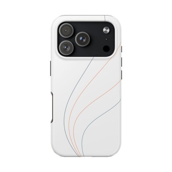 Tough Phone Case — Minimal Curved Line Protective iPhone Cover