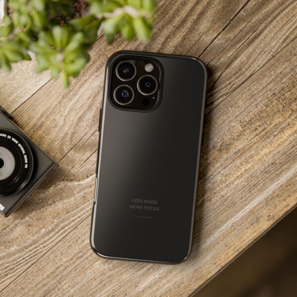 Phone Case — Sleek Black Protective Tough Case