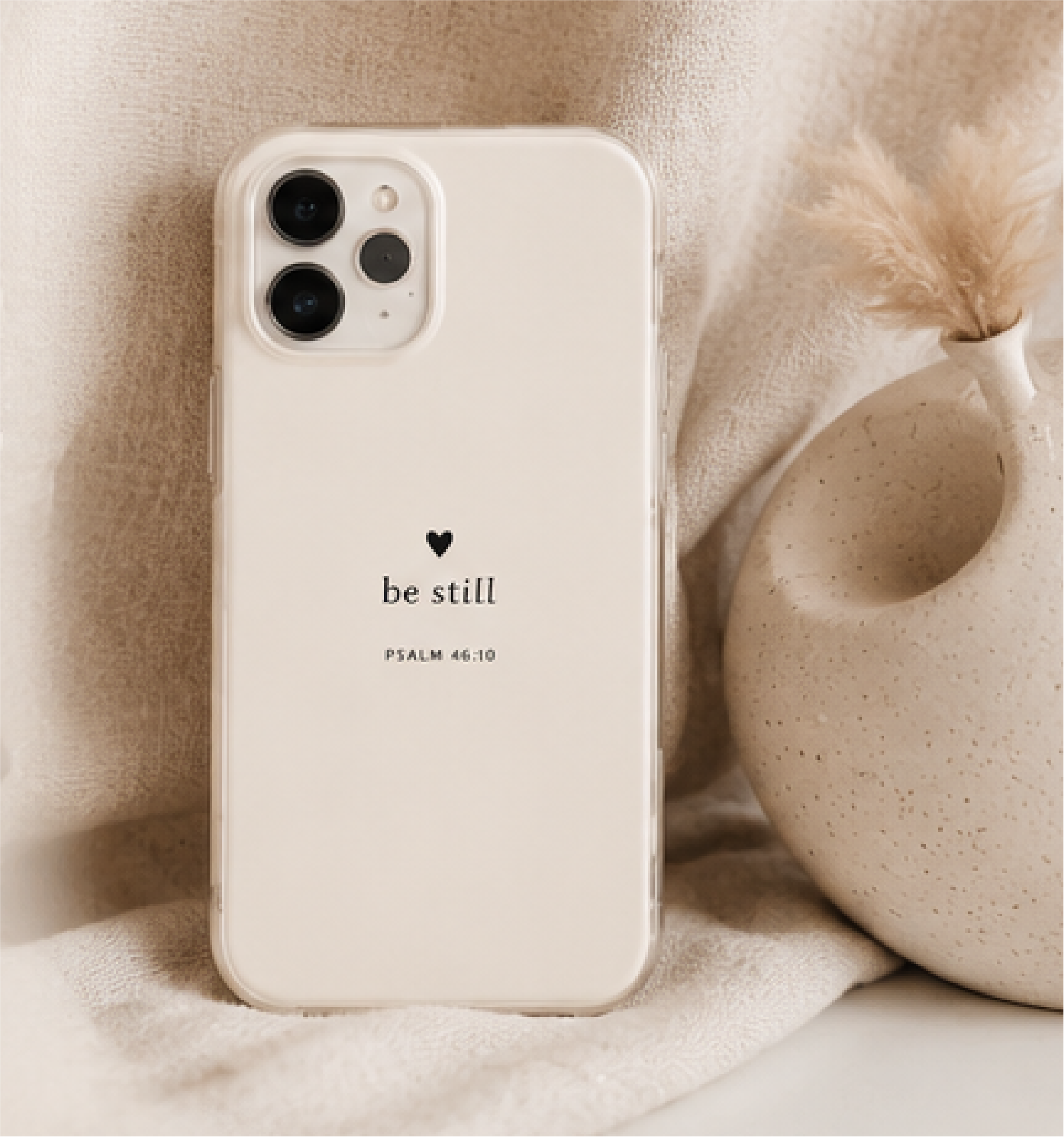 Minimal Elephant Tough Phone Case — Slim Black Protective Cover
