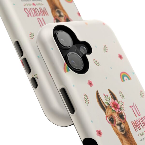 Cute Llama Phone Case | Inspirational Spanish Quote Cover | Kawaii Animal Aesthetic iPhone Case | Positive Affirmation Gift