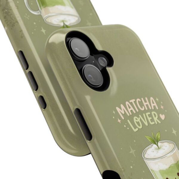 Matcha Lover Tough Phone Case – 'Sip. Relax. Repeat.' Cute Green Tea Protective Case