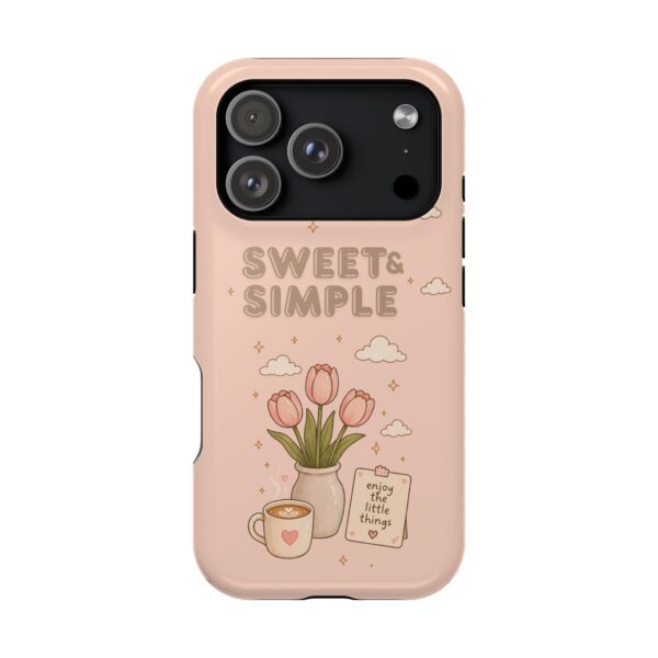 10490847826629568013_2048.jpeg Sweet & Simple Tough Phone Case — Pink Floral Cozy Vibe Tulip Design